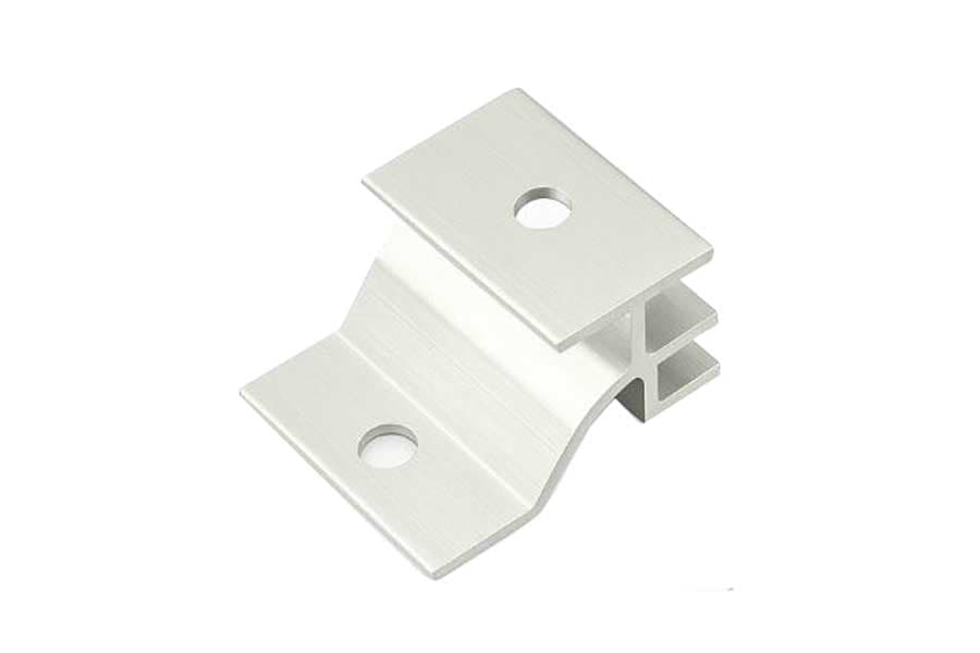 Clip métallique pour bardage WPC Coex série Classic, 100 clips + 115 vis